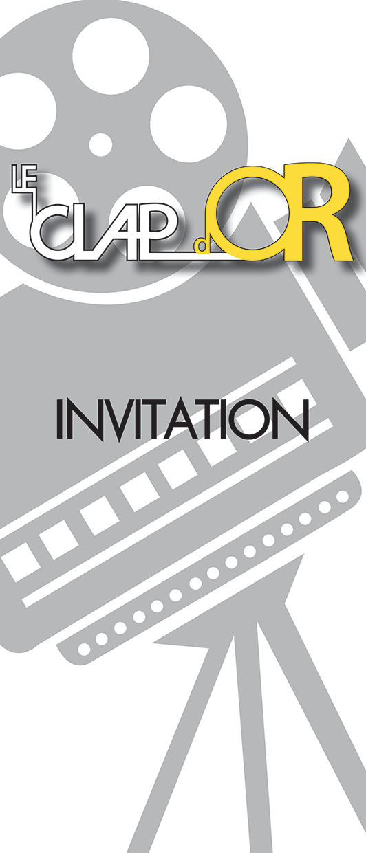 Invitation flyers Clap d'or 2018